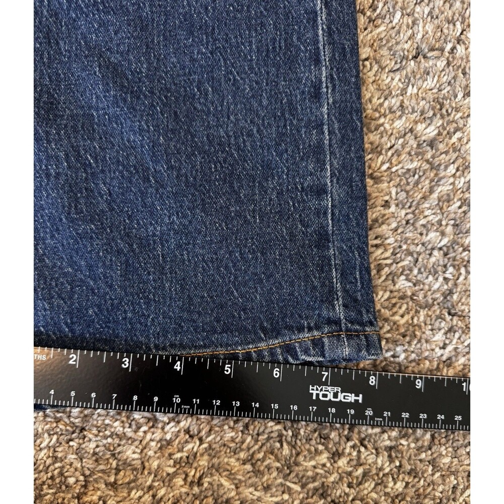 Frye Womens Barrel Jeans Size 14 Medium Wash High Rise Utility NWT - Picture 7 of 14